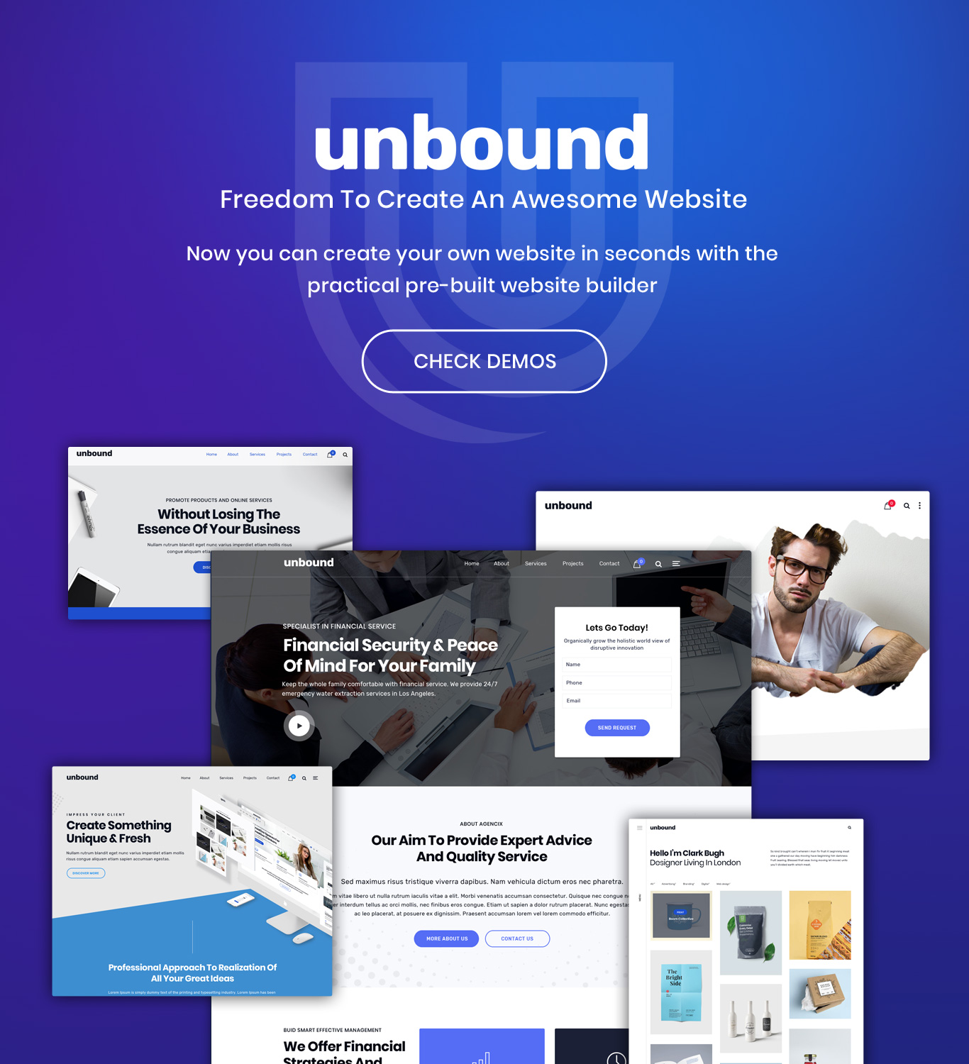 Unbound – Business Agency Multipurpose Theme