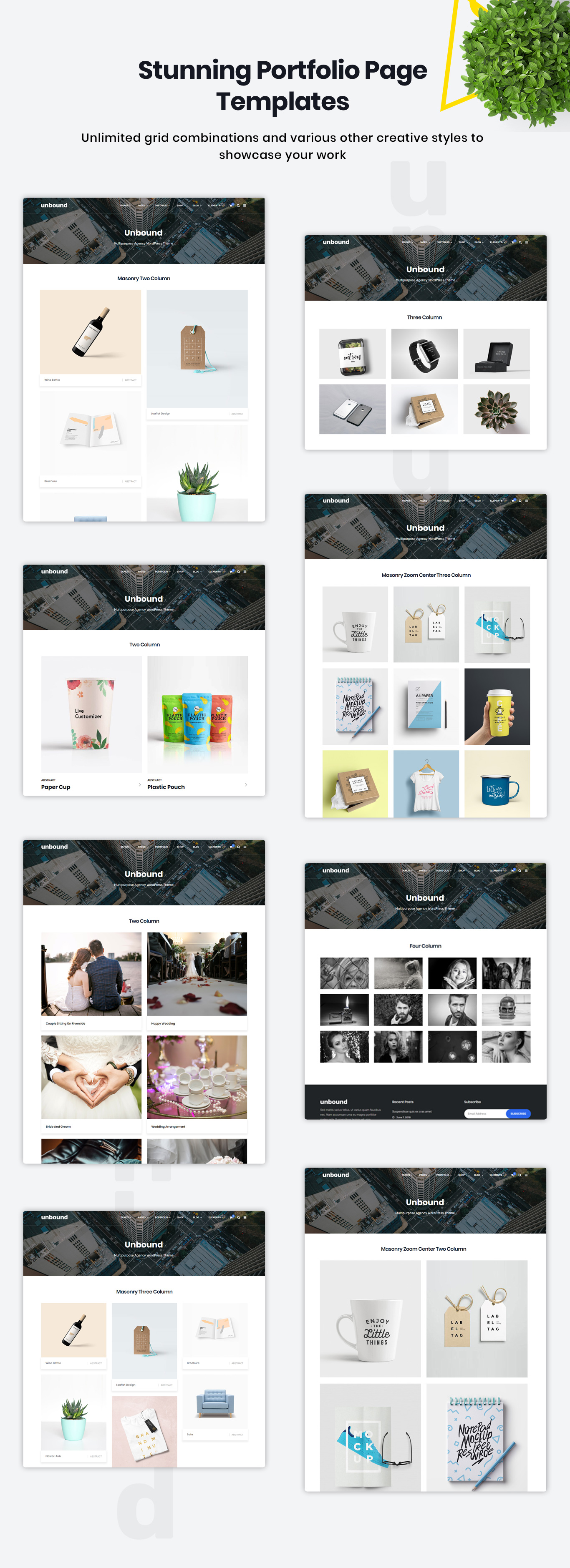 Stunning portfolio templates